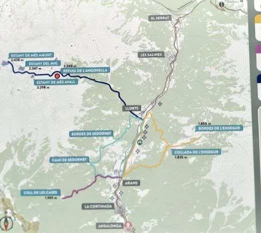 andorra rutas a pie por ansalonga