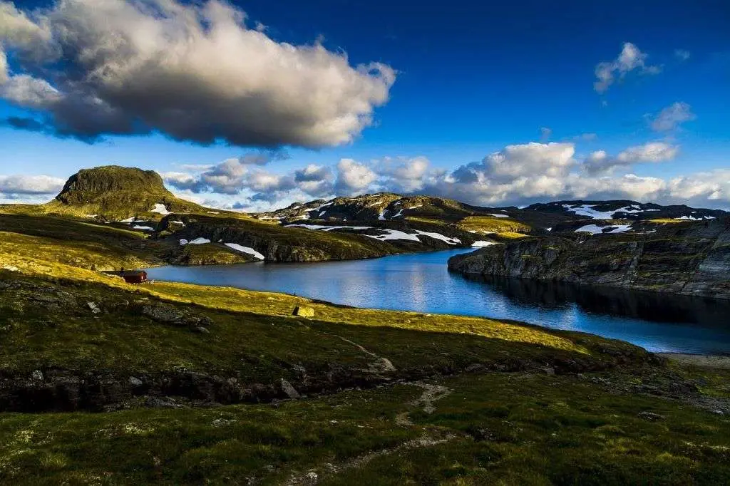 Paisaje desde el parque Nacional Hardangervidda