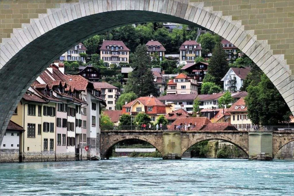 Ciudad vieja de Berna capital de Suiza