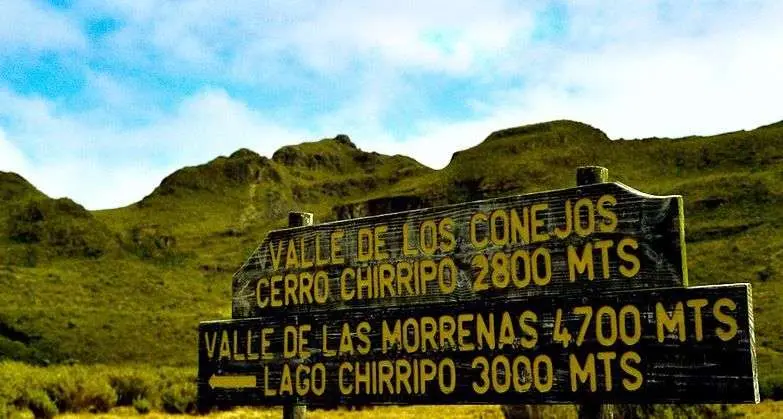Senderos señalizados en el P.N. Chirripó