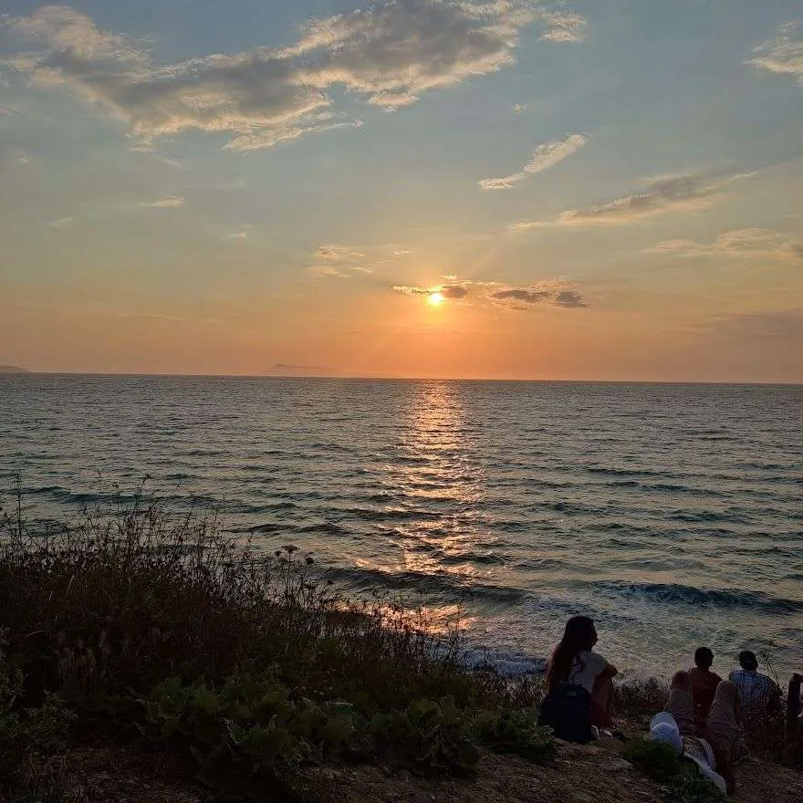 Que ver en Corfu en 7 dias: puesta de sol en el 7th Heaven