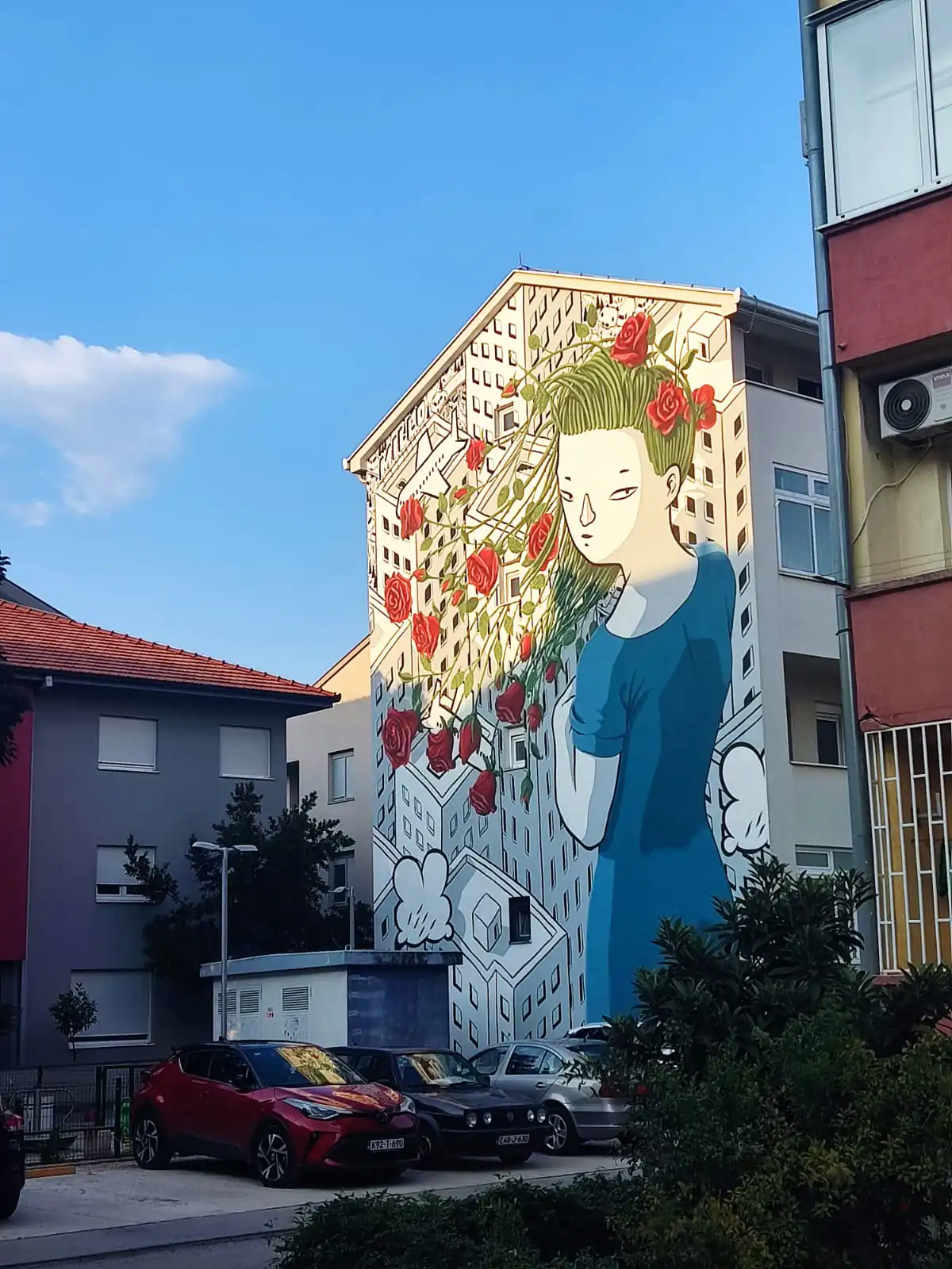 grafitis de la ciudad nueva de Mostar