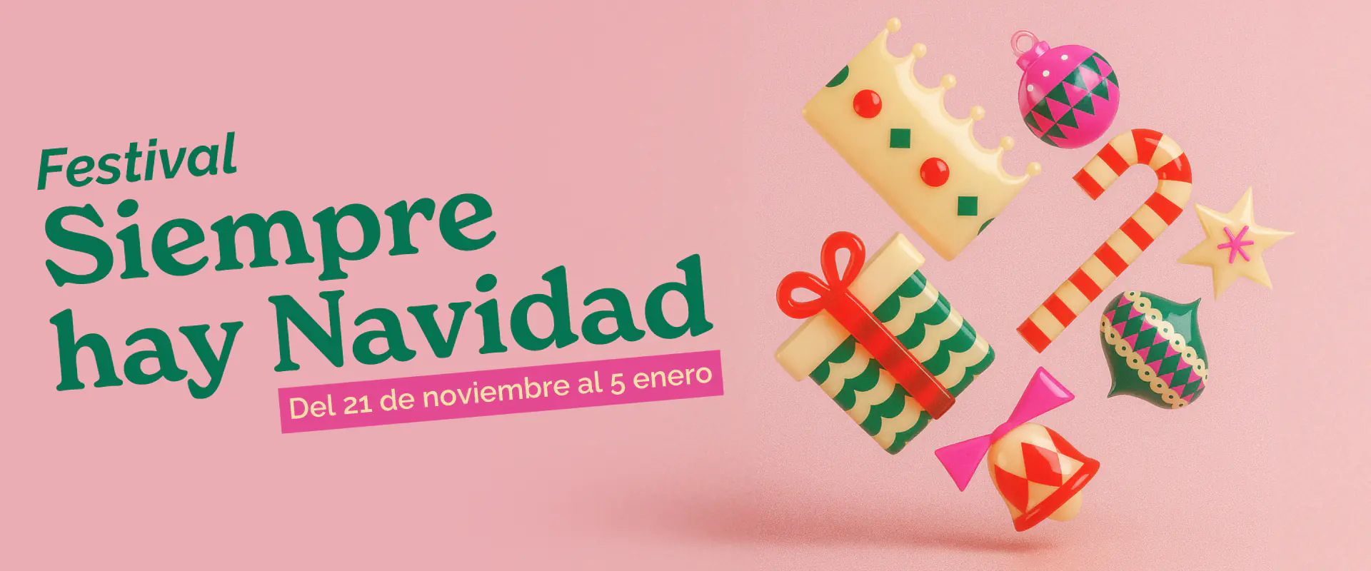 Centro comercial en navidad