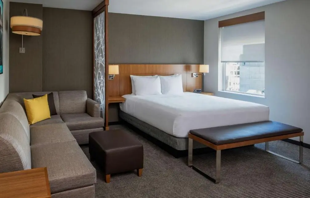 habitacion doble economica en hotel de long island city queens